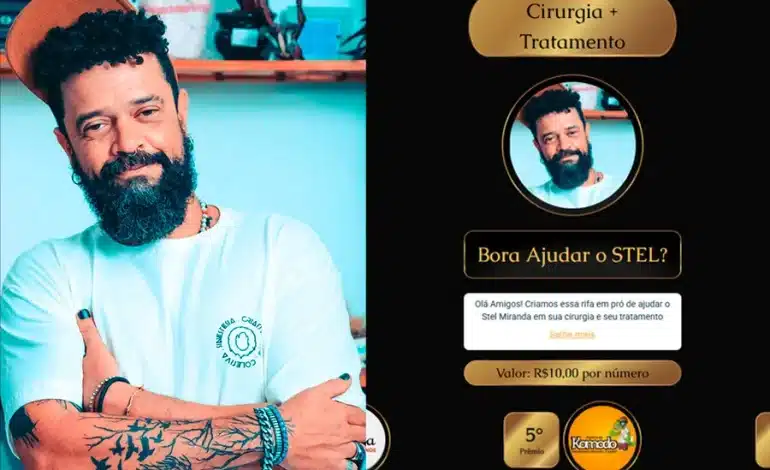 stel miranda pousa olhando para a camera, de braços cruzados, usando boné e uma camiseta branca